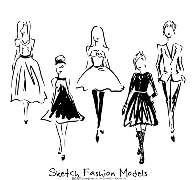 手繪與矢量模特素材 解鎖服裝服飾設計的無限創意